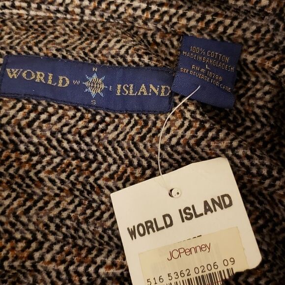 Workd Island travel gear long sleeve shirt NWT - Picture 2 of 5